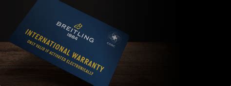 breitling versicherung|Breitling watch warranty card.